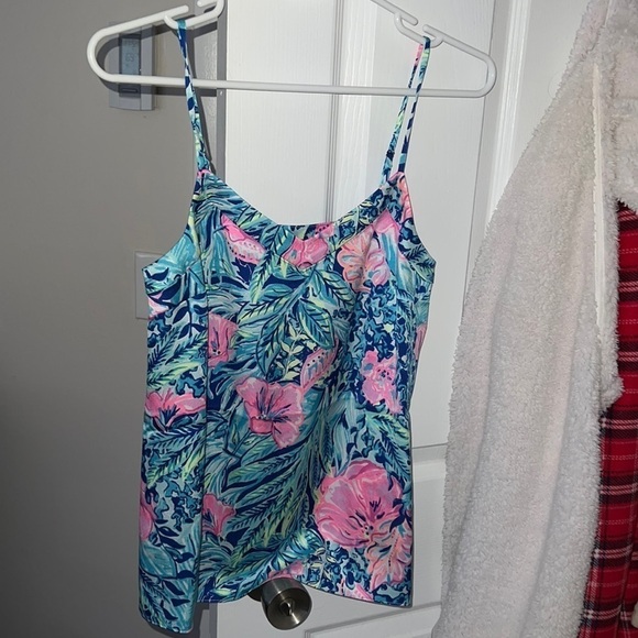 Lilly Pulitzer Margaery Cami in Beach Club Blooms - Picture 1 of 4